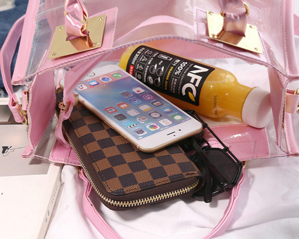 Clear Stadium Bag PVC Handbag Crossbody