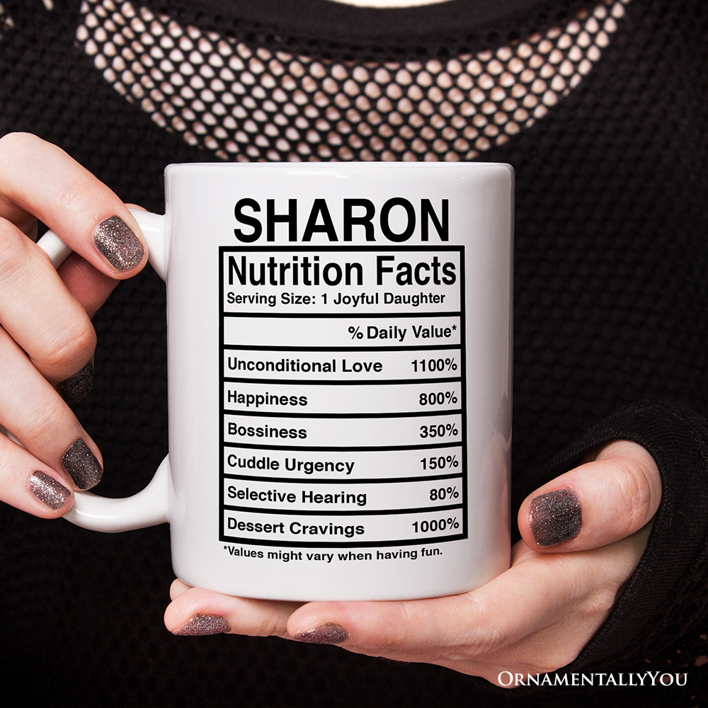 Daughter Nutrition Facts Mug, Birthday Gift Coffee Cup
