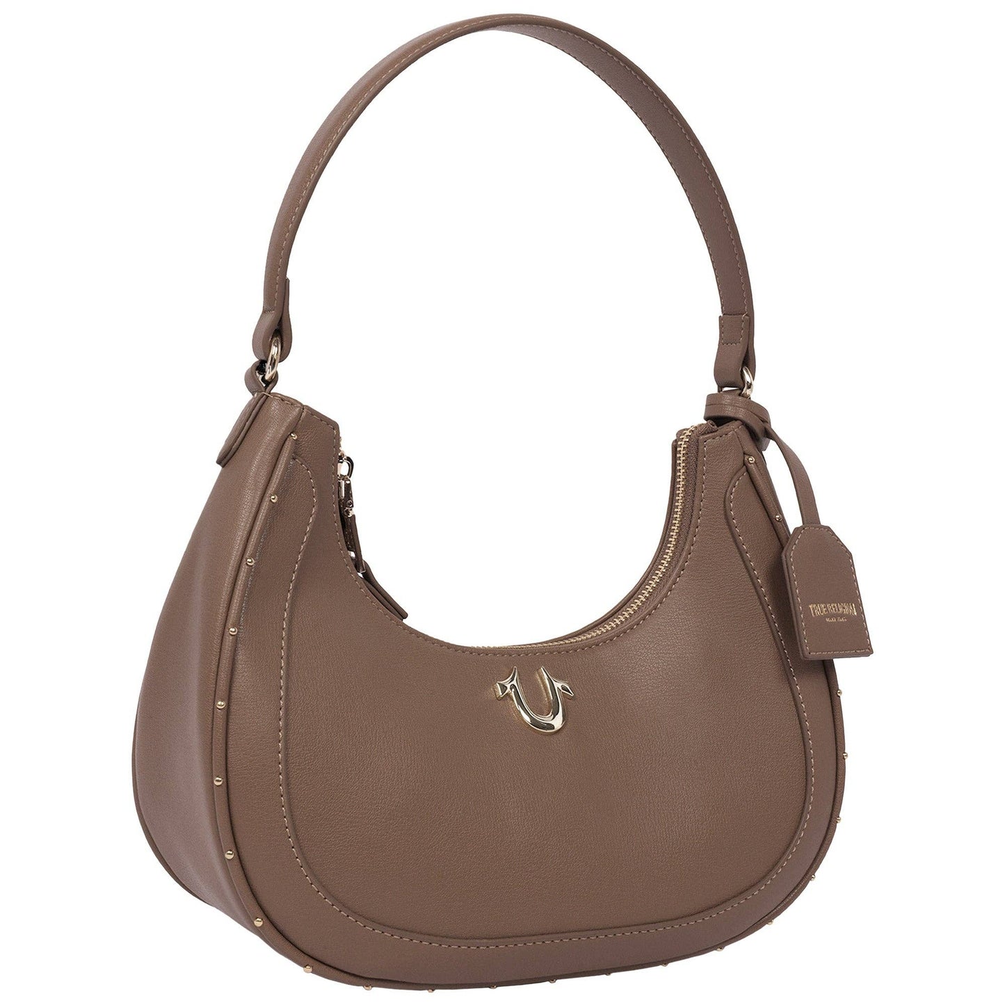 True Religion Zip Top Crescent Hobo Bag