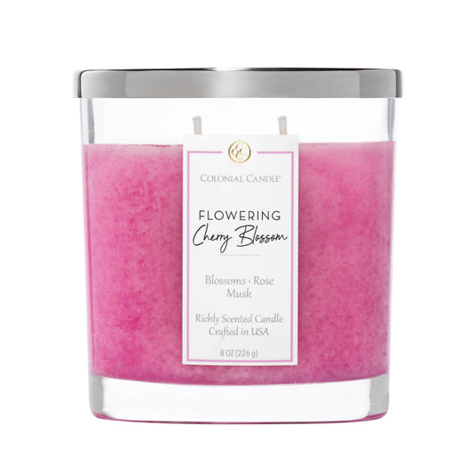 Signature Oval Flowering Cherry Blossom, 2 Wick, 8oz