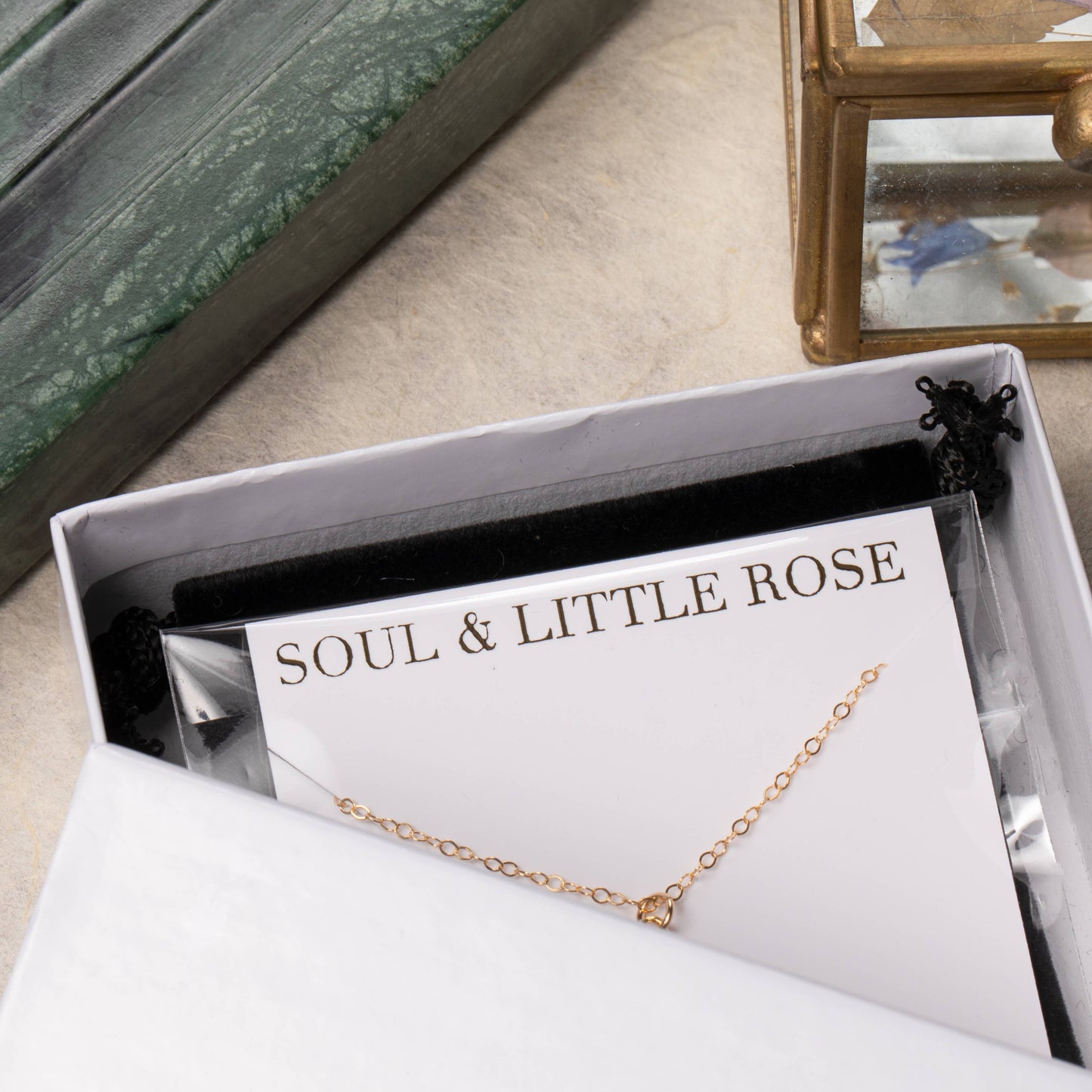 Courage Pave Gold Necklace