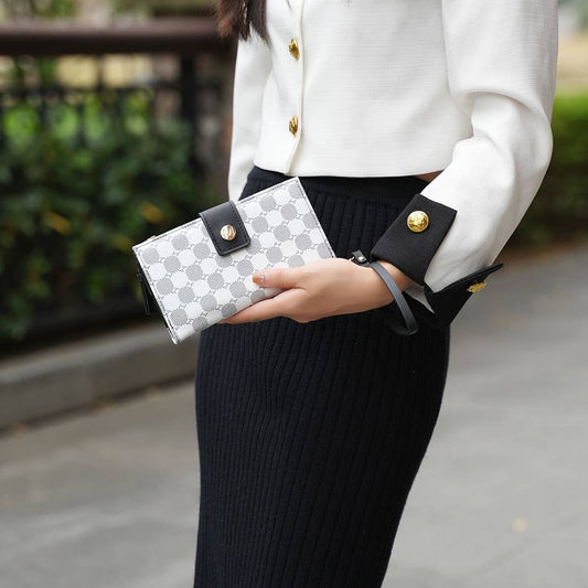 MKF Solene Circular Print Wristlet Wallet Mia K