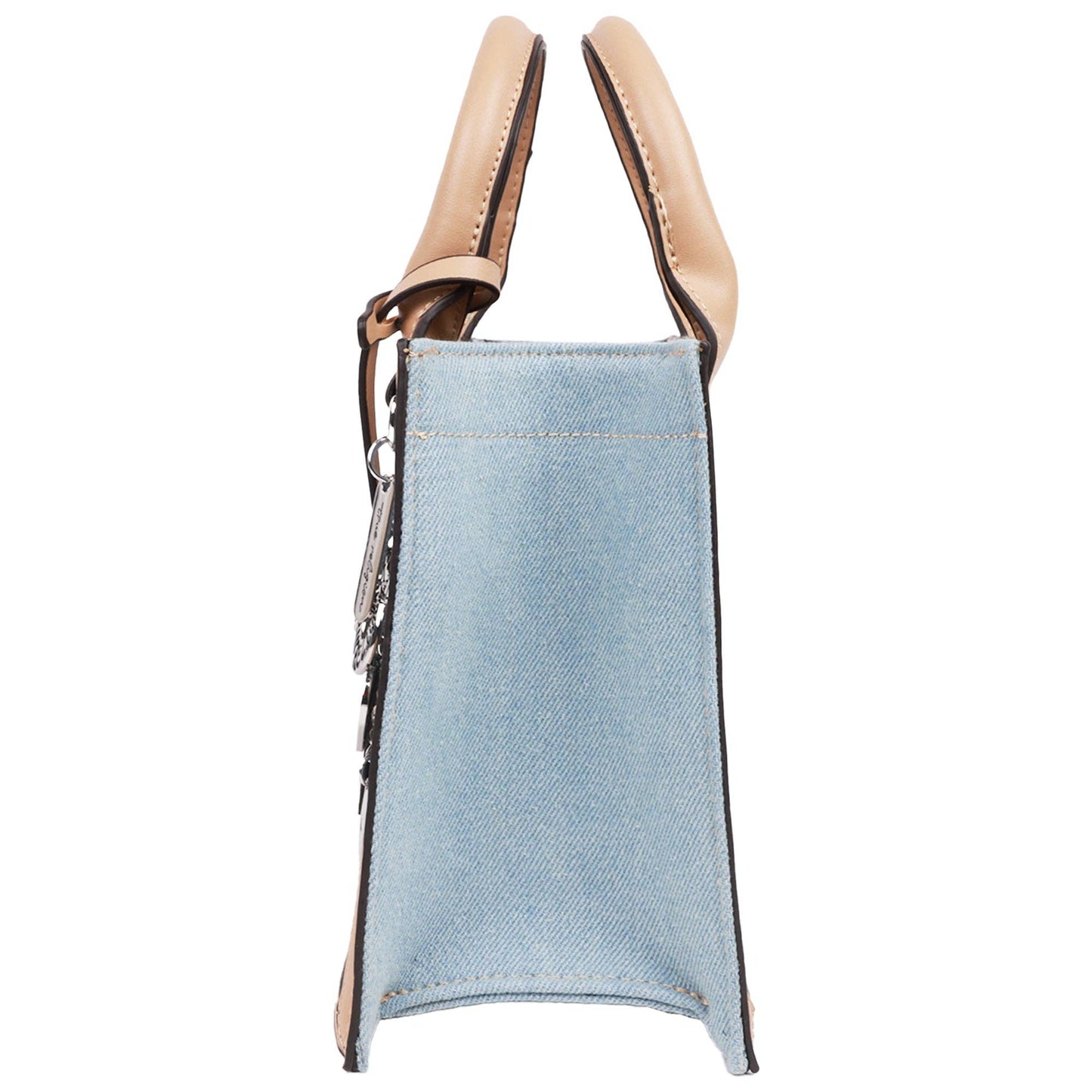 True Religion Bombe Logo Denim Tote
