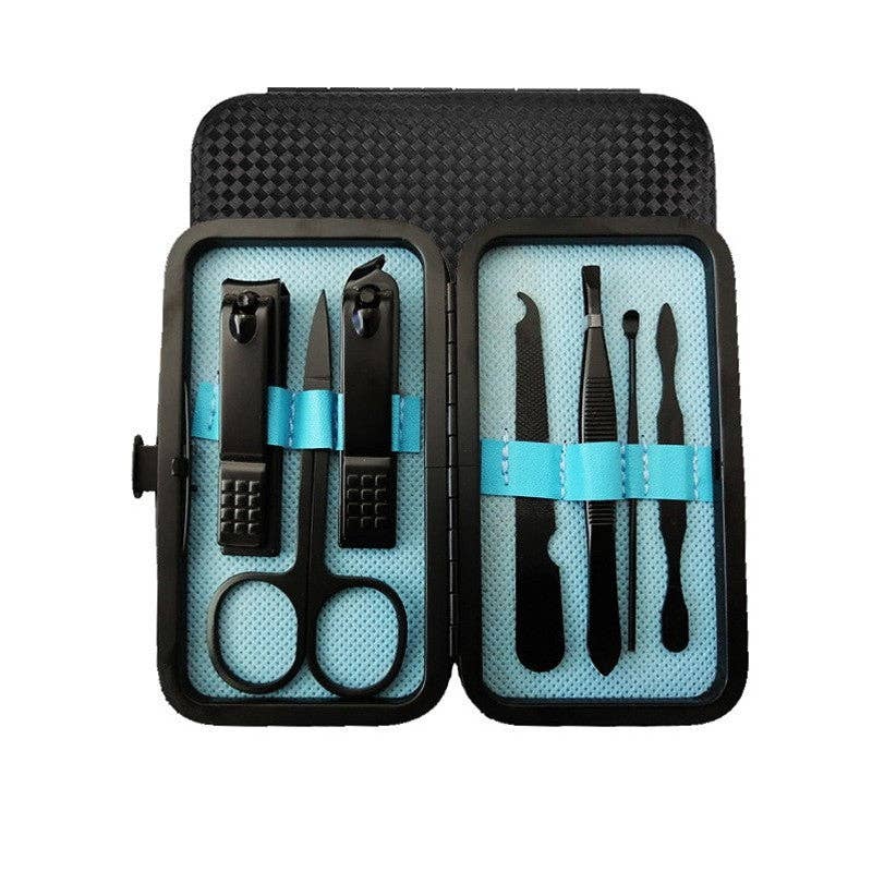 7 Pieces Manicure Pedicure Knife Grooming Nipper Nail Tool Set