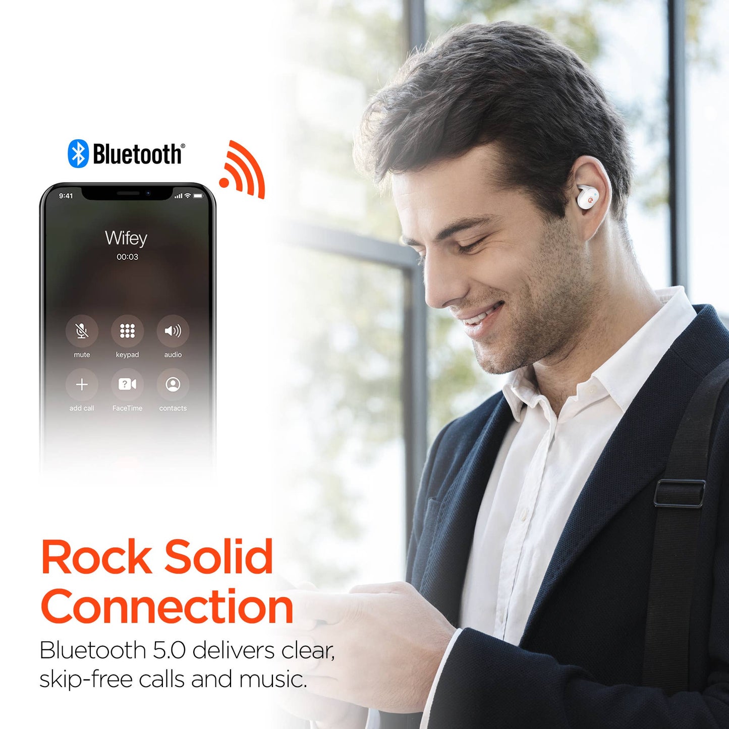 Active True Wireless Earbuds USB-C White