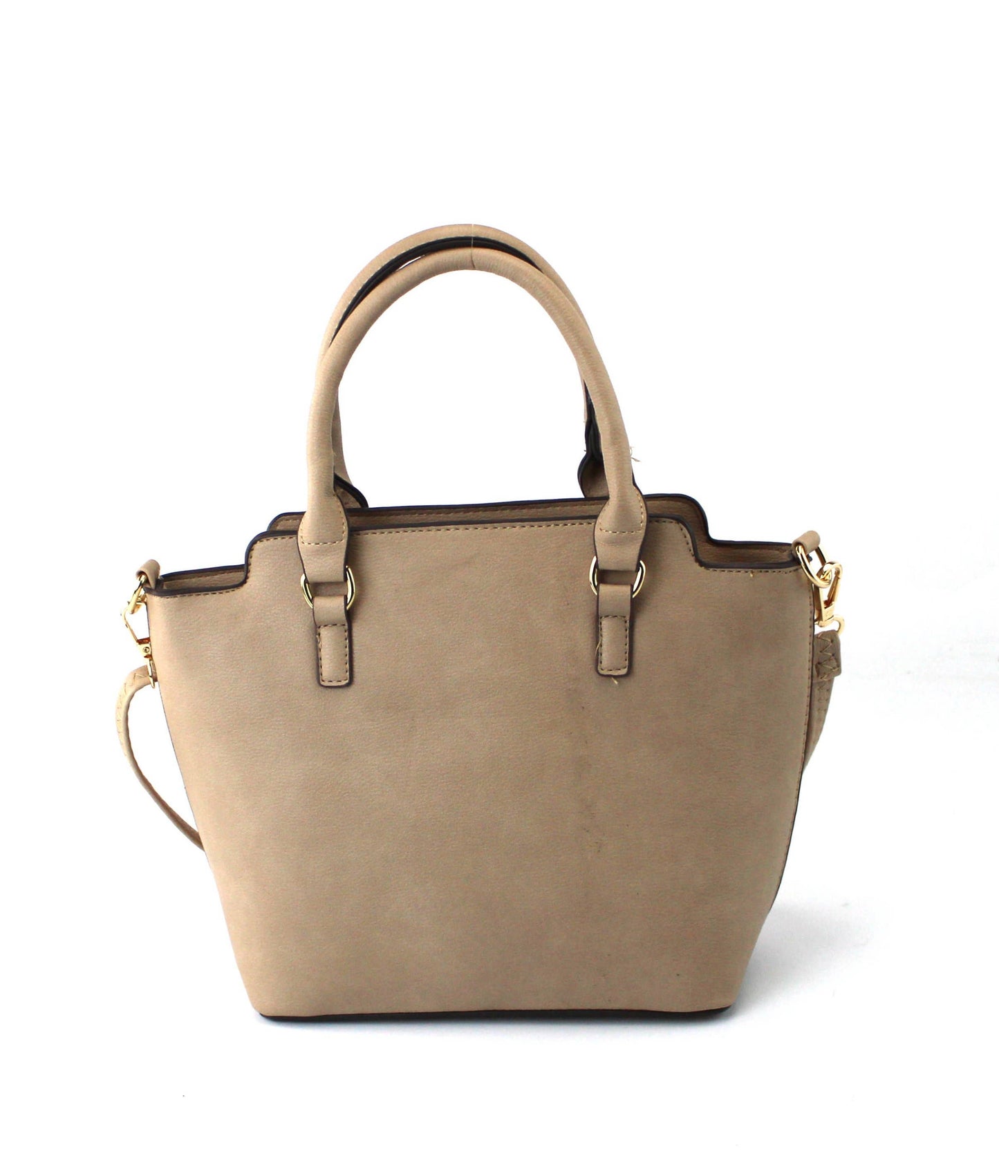 7809A - PU Floral Print Two Color 2 in 1 Tote Bag