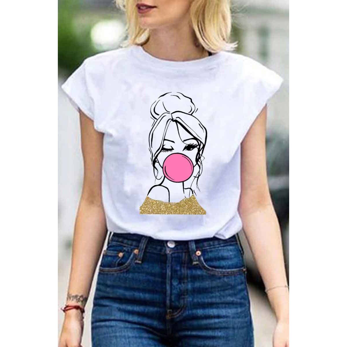 FACE GLEELER WOMEN GRAPHIC TEE