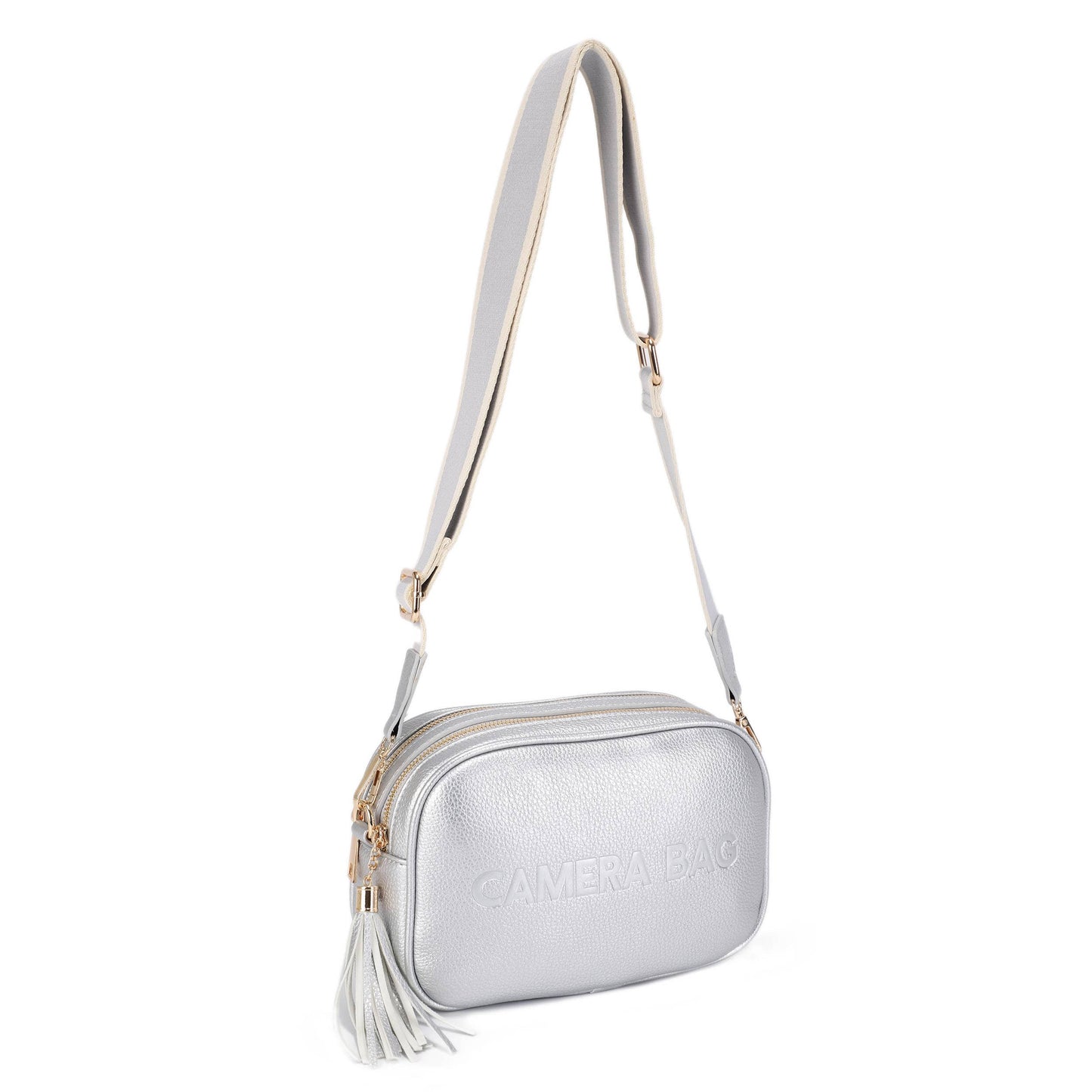 Yanira Double Compartment Crossbody Bag With Tassle