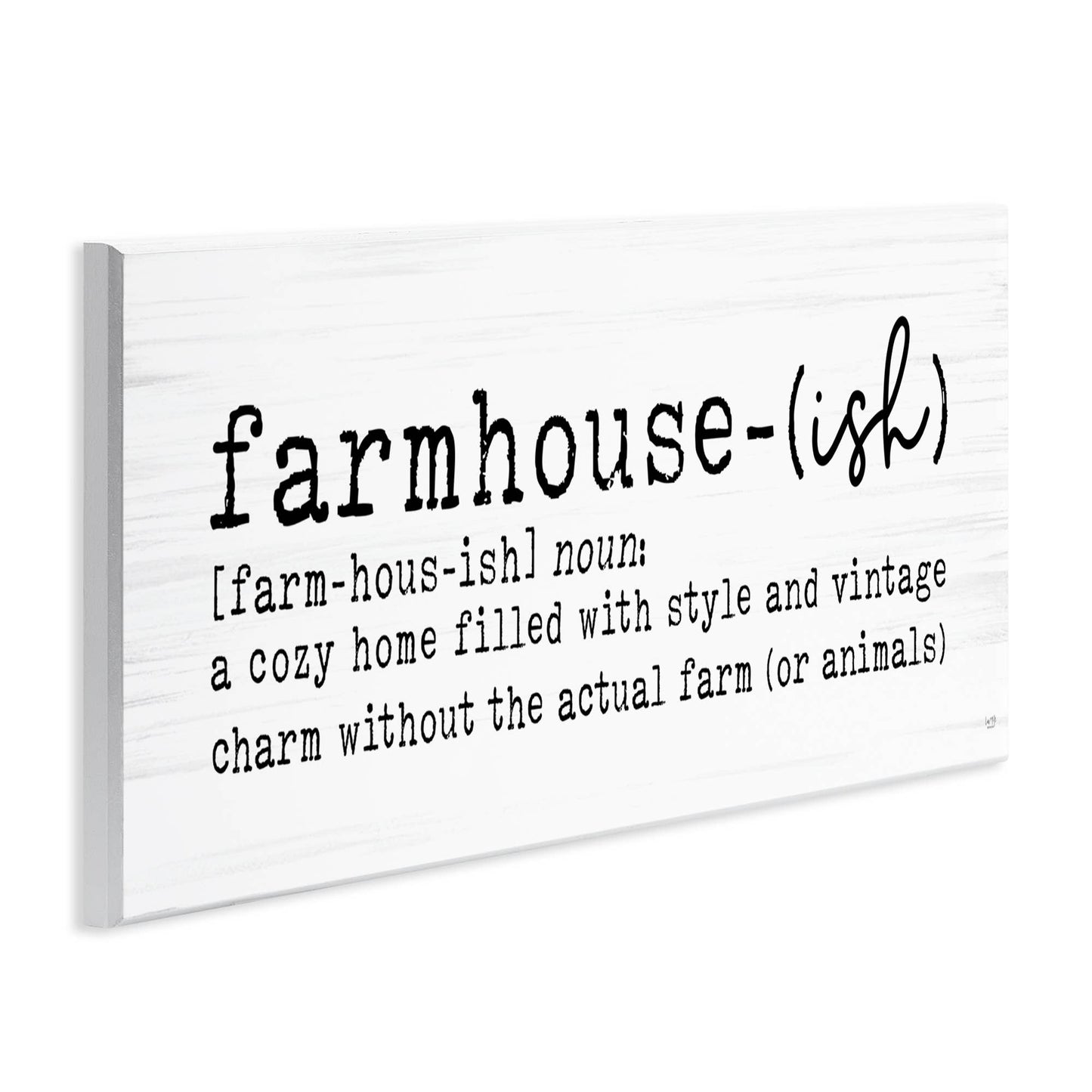 Farmhouse-Ish Playful Definition Sign Wall Plaque