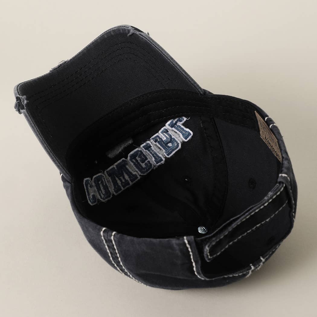 COWGIRL 01 Embroidered Vintage Distressed Baseball Cap