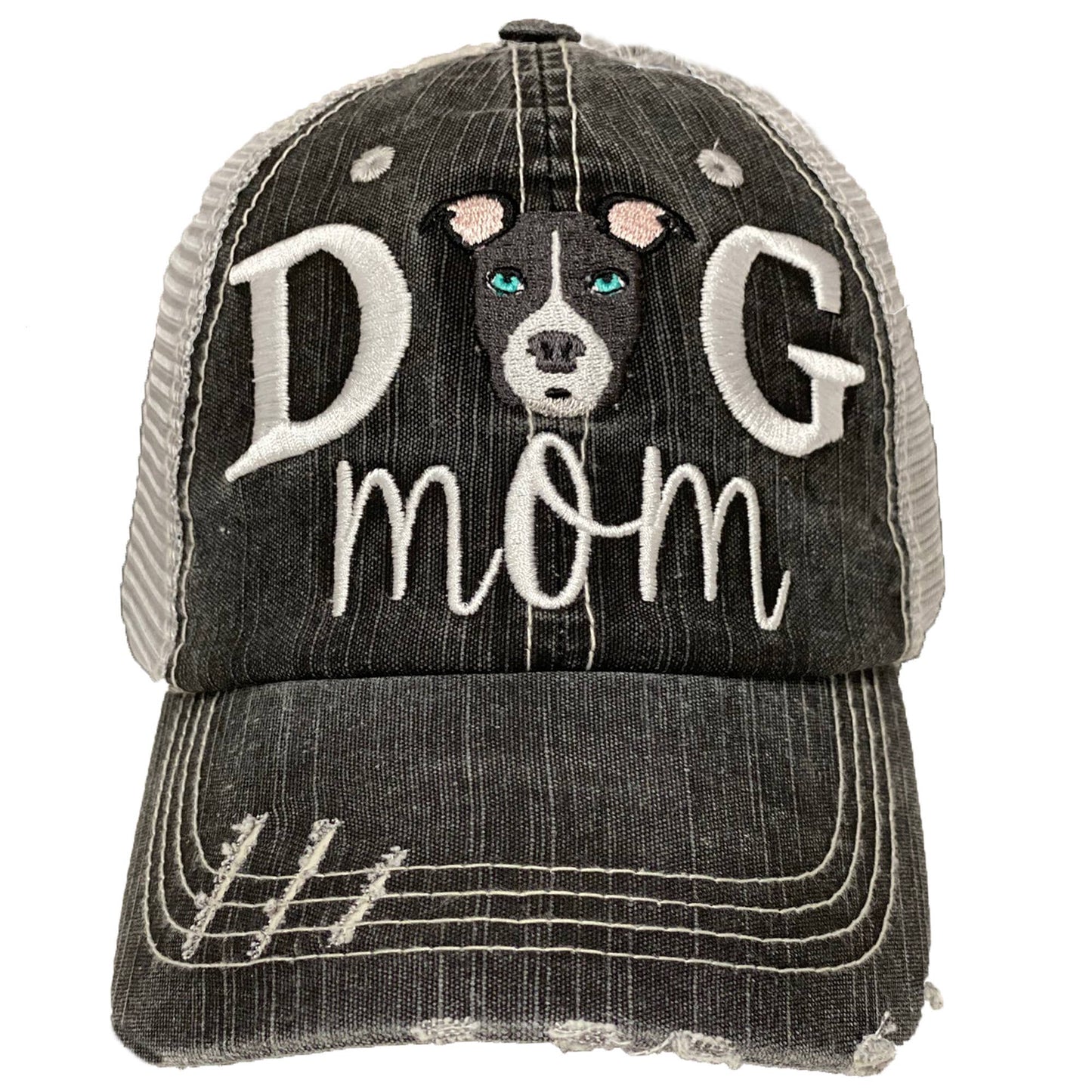 Dog Mom Women's Baseball Hat Embroidered Pet Cap- 12 breeds