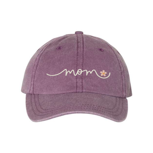 Embroidered Mom Baseball Cap, Mom Hat