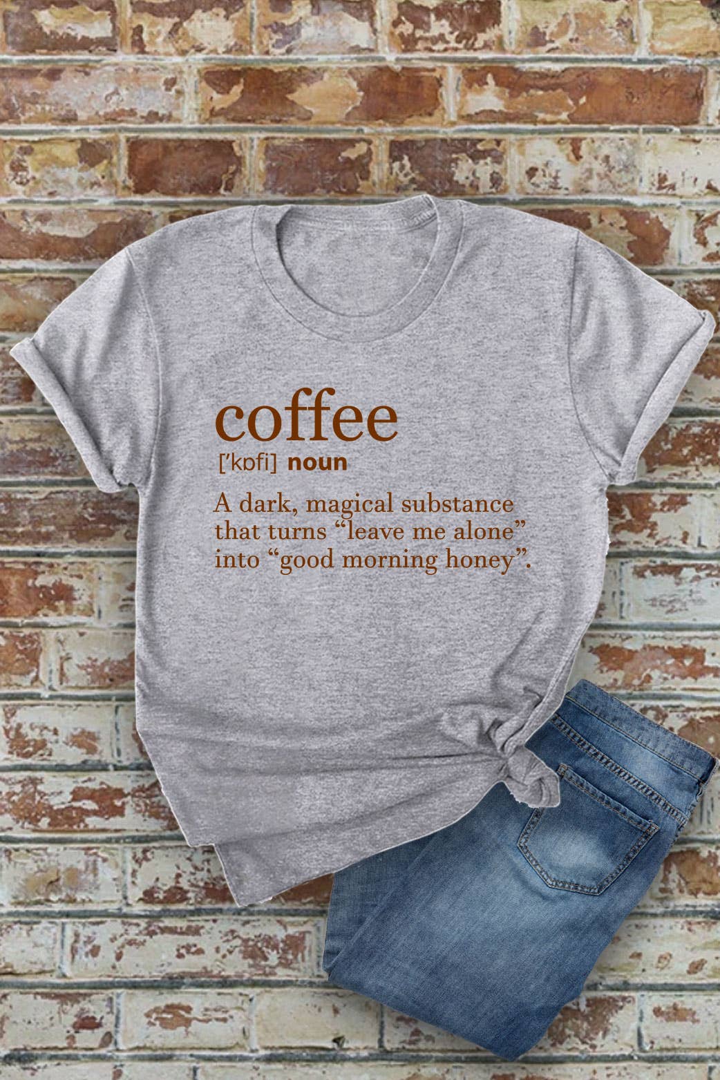 Coffee Definition, Unisex Round Neck T-Shirt