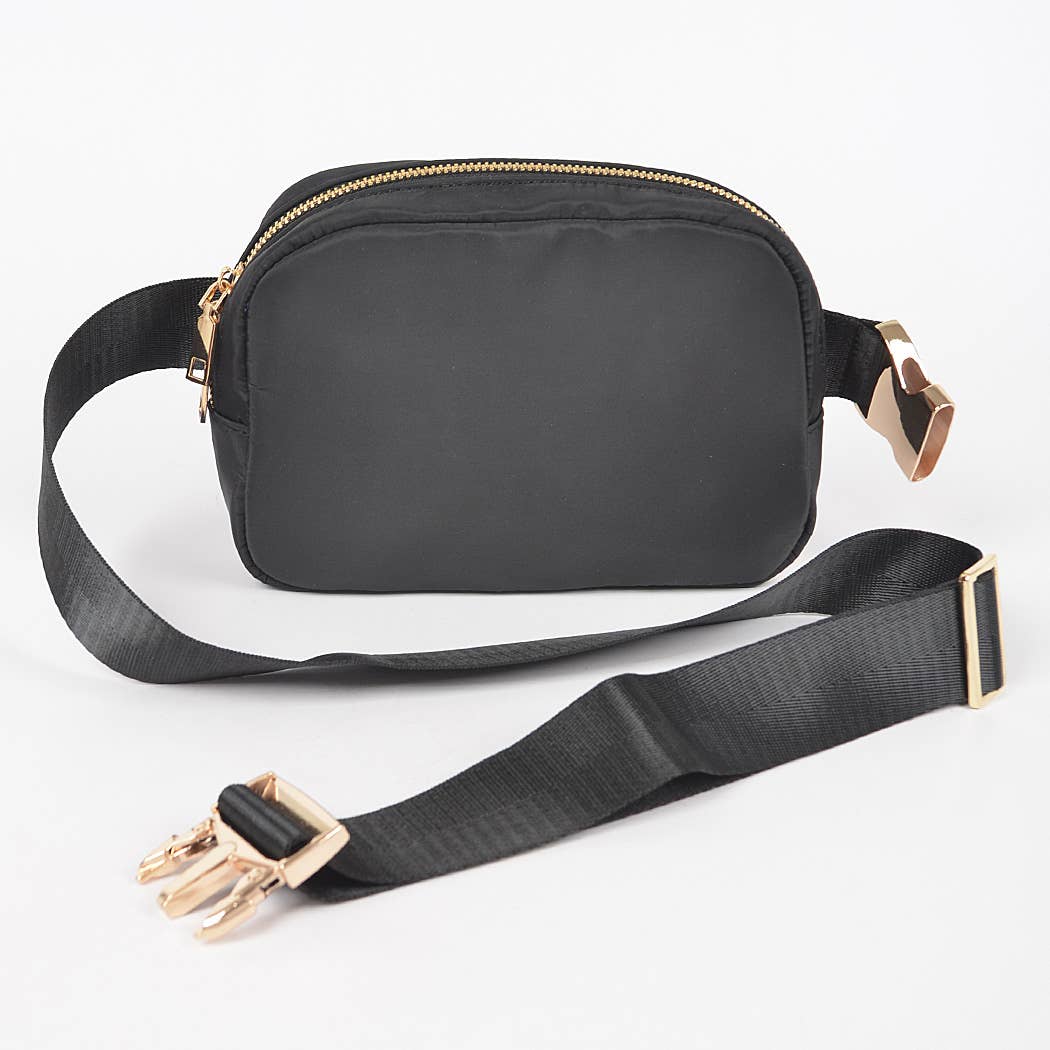 Nylon Zip Fanny Pack