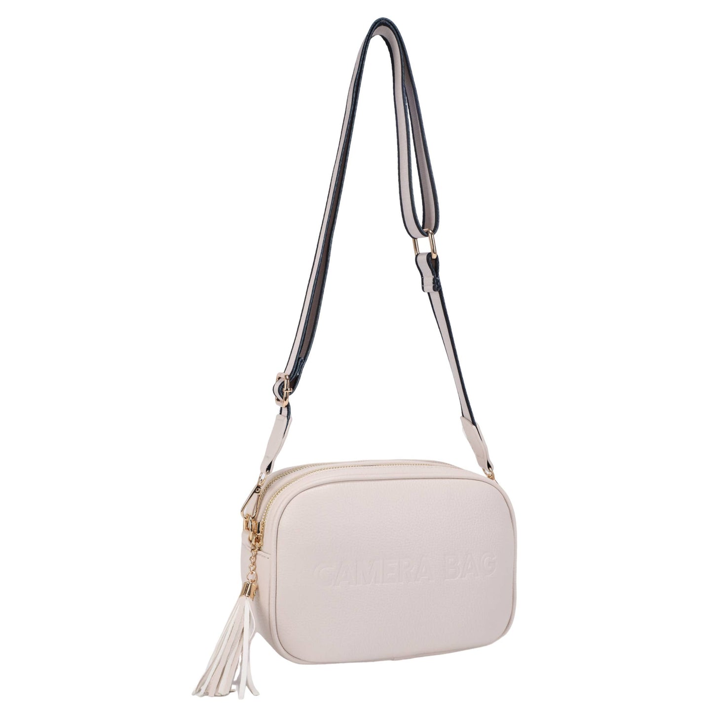 Yanira Double Compartment Crossbody Bag With Tassle