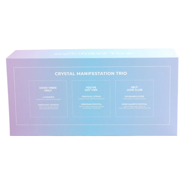 Jill Zarin Crystal Manifestation Candle –10 oz x 3, SelfLove