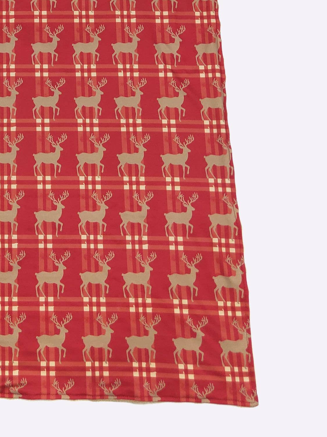 Tartan Deer Blanket