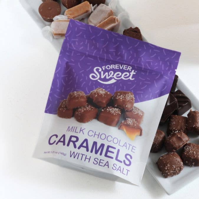 Forever Sweet Milk Caramel With Sea Salt Pouch Bag, 5.25 oz