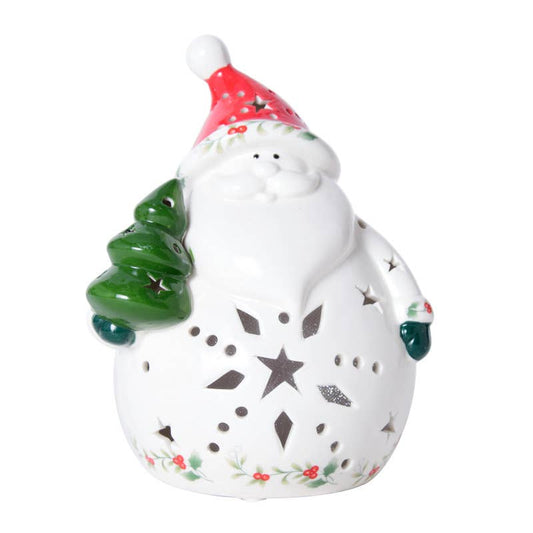 Winterberry LED Light Santa Gift Box Pkg