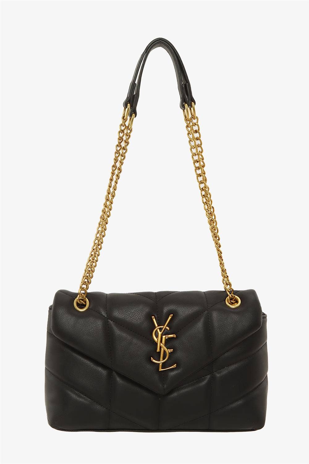 METAL LETTER ENGRAVED PU LEATHER HANDBAG 6887
