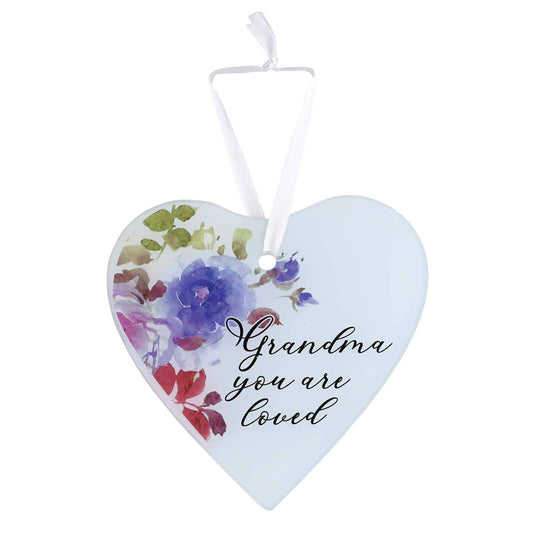 Glass Ornament Grandma You Are Loved