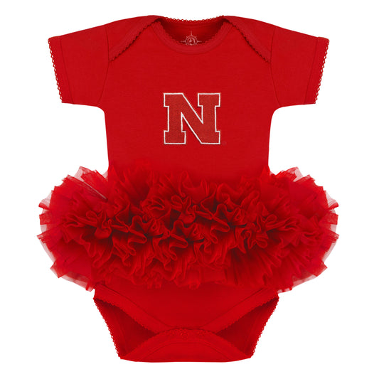 Nebraska Cornhuskers Infant Tutu Bodysuit