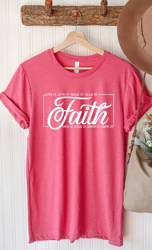 Have Faith Inspirational Christian Easter Graphic Tee