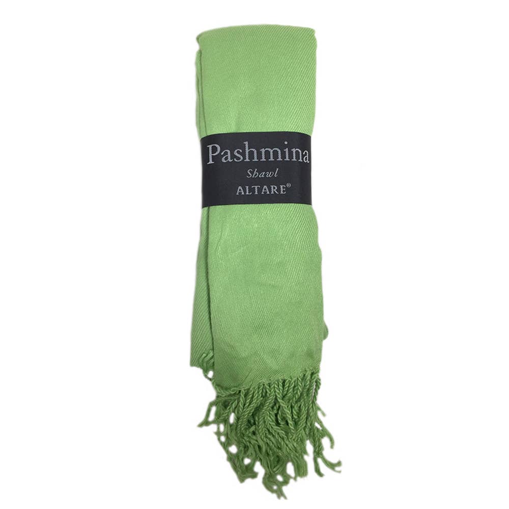 VISCOSE FRINGED PASHMINA SCARF SHAWL, 9129 AL