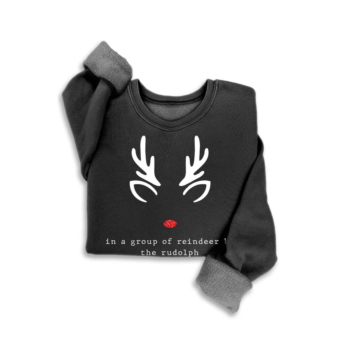 RUDOLPH GLITTER MINERAL SWEATSHIRTS
