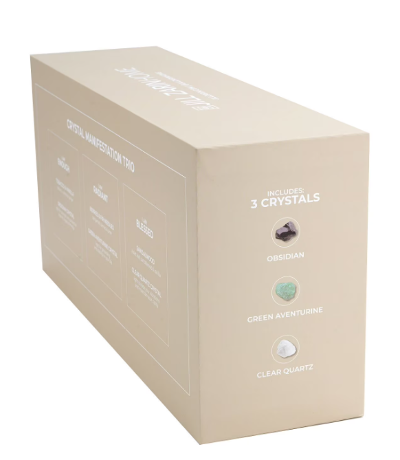 Jill Zarin Crystal Manifestation Candle – 10 oz x 3, Mantra