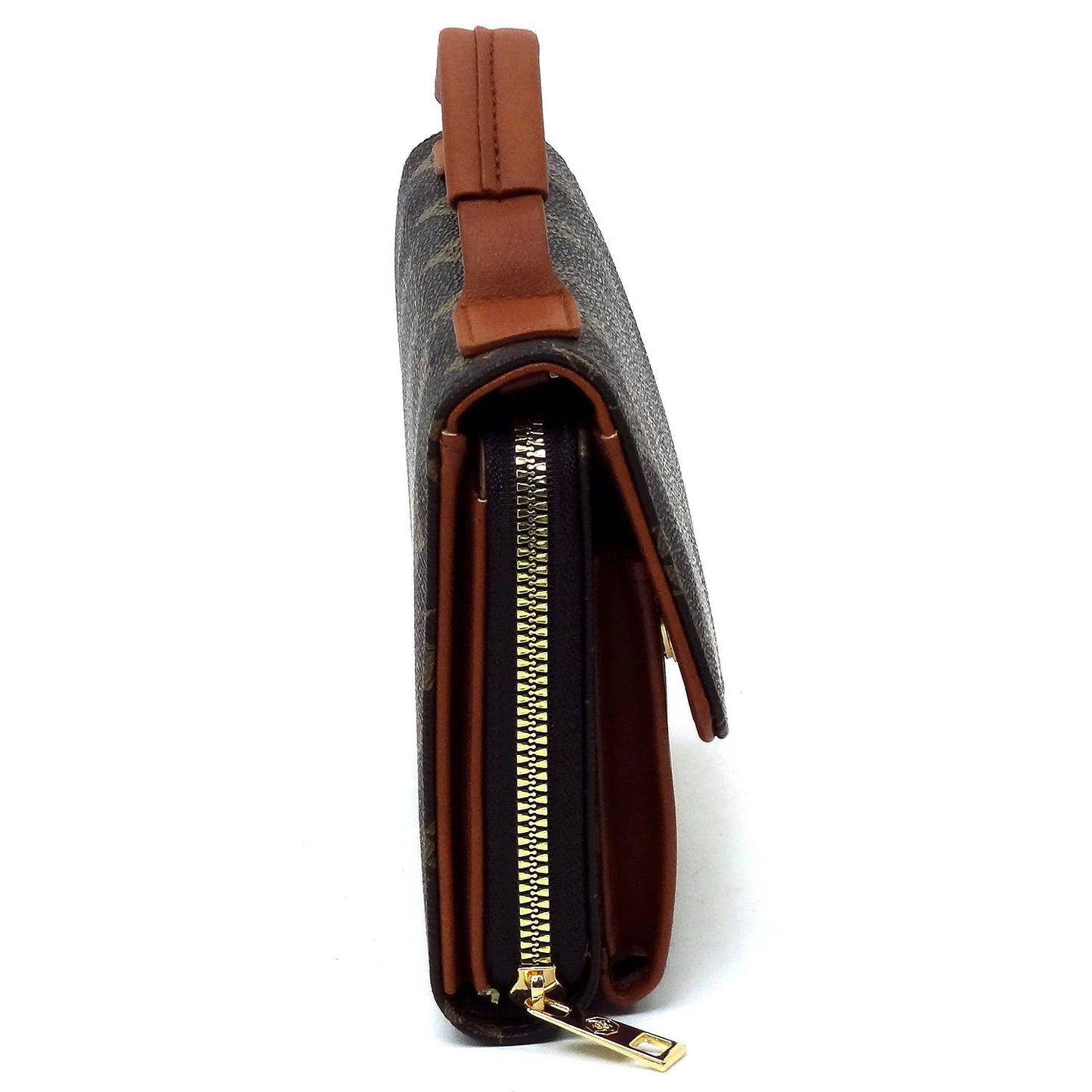 CM088 CM Monogram Envelope Flap Crossbody Bag