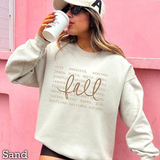Fall Things Women’s Graphic Sweatshirt