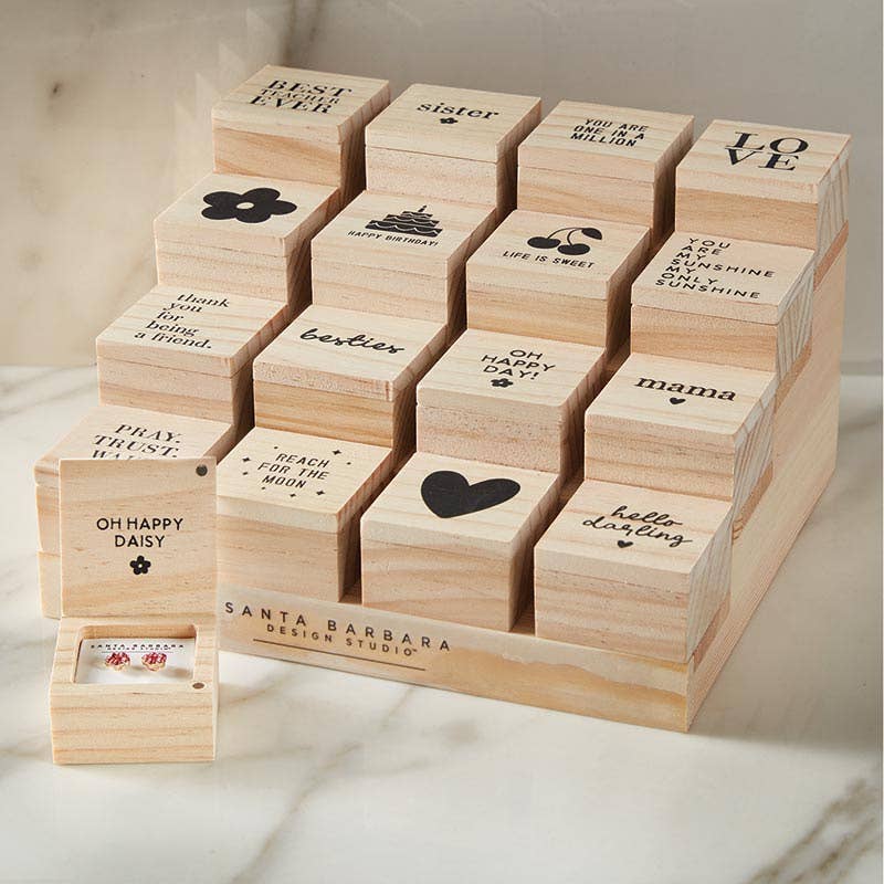 Treasure Box Earrings - I (Heart) You