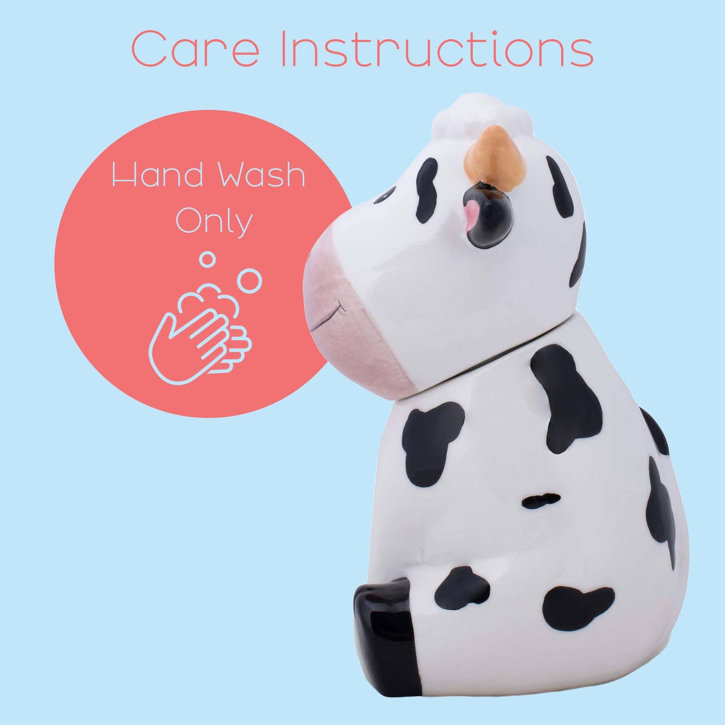 Cookie Jar Cow Heavy Dolomite