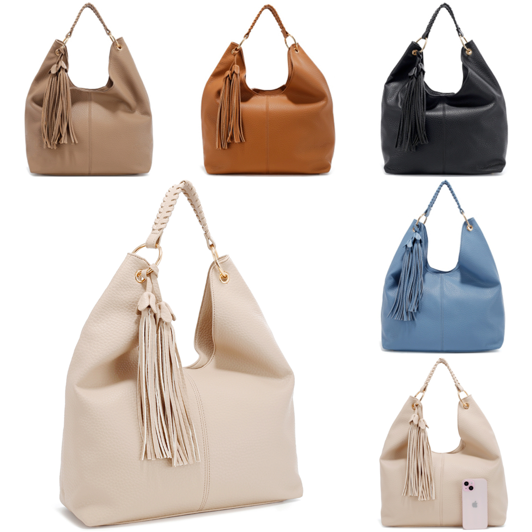 Soft Slouchy Hobo Tote Bag  T-3880