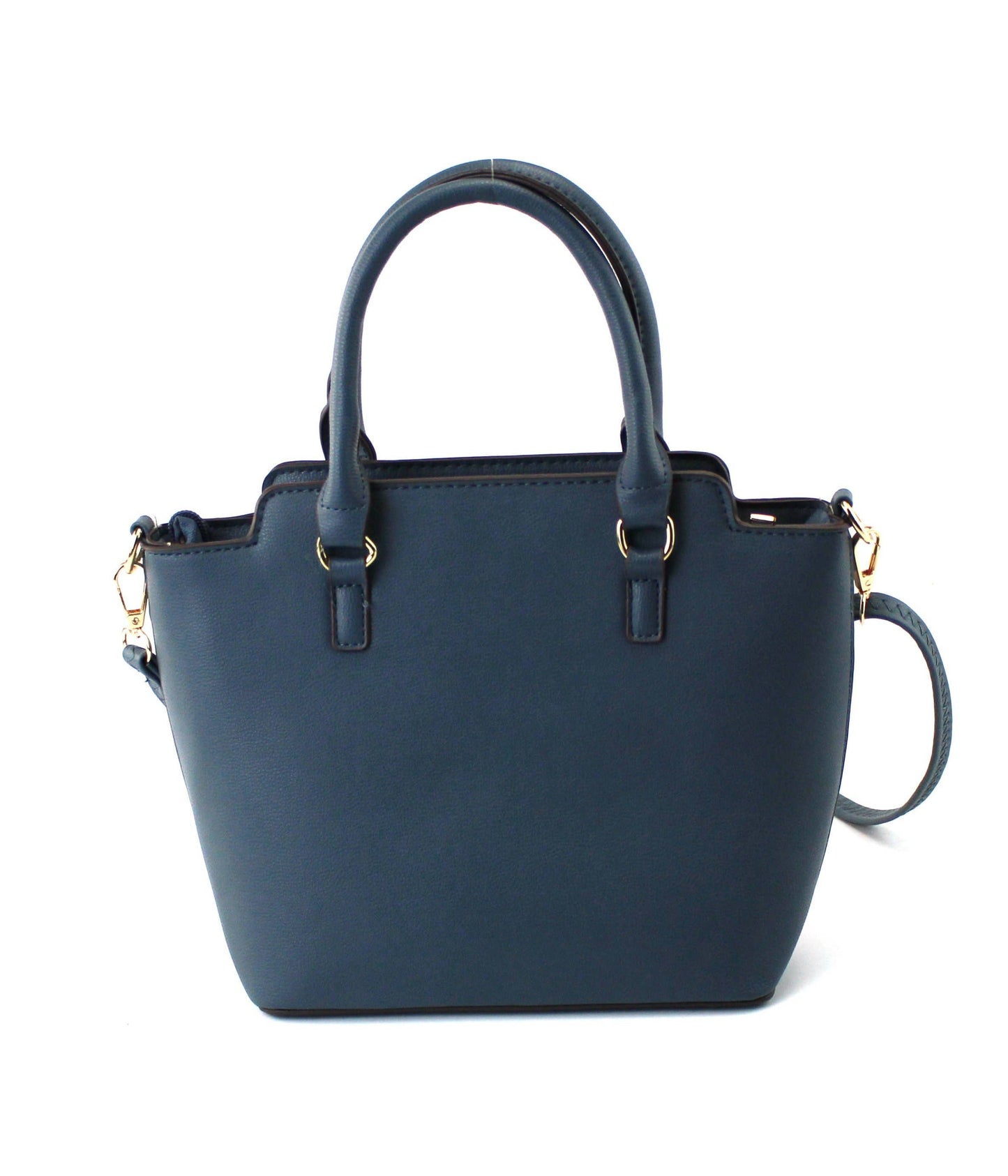 7809A - PU Floral Print Two Color 2 in 1 Tote Bag