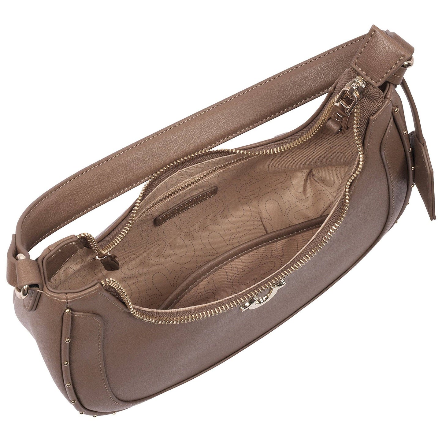 True Religion Zip Top Crescent Hobo Bag