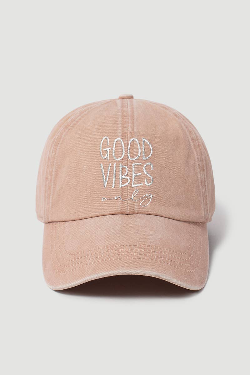 Good Vibes Only Baseball Cap