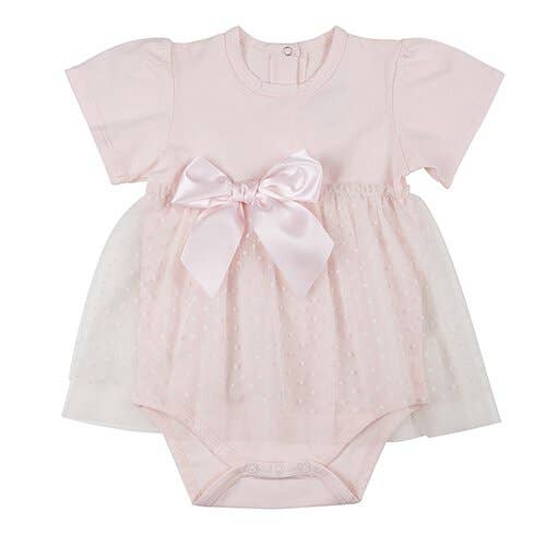 Blush Dot Dress 6-12mo