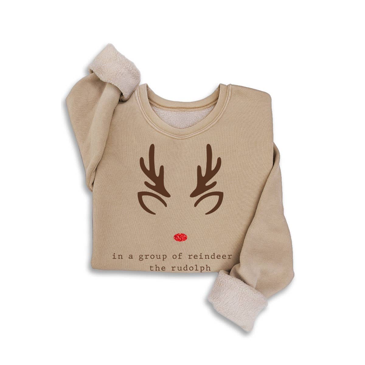 RUDOLPH GLITTER MINERAL SWEATSHIRTS