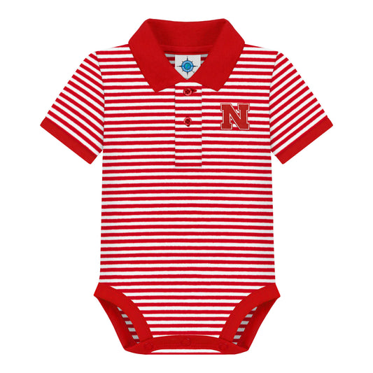 Nebraska Cornhuskers Striped Infant Bodysuit