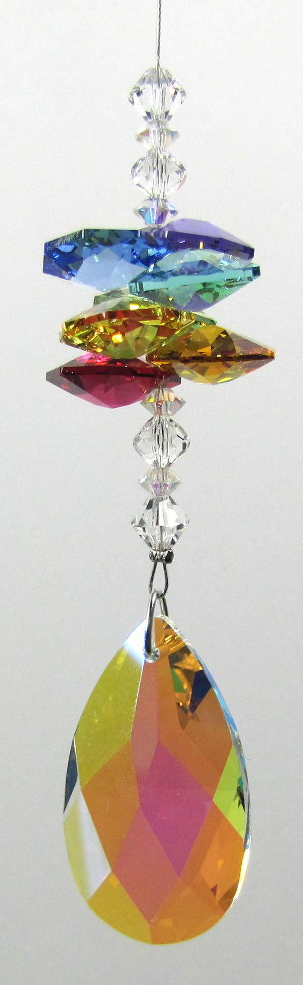 30 pc. Rainbow/Chakra Suncatcher Asst with Tree Display