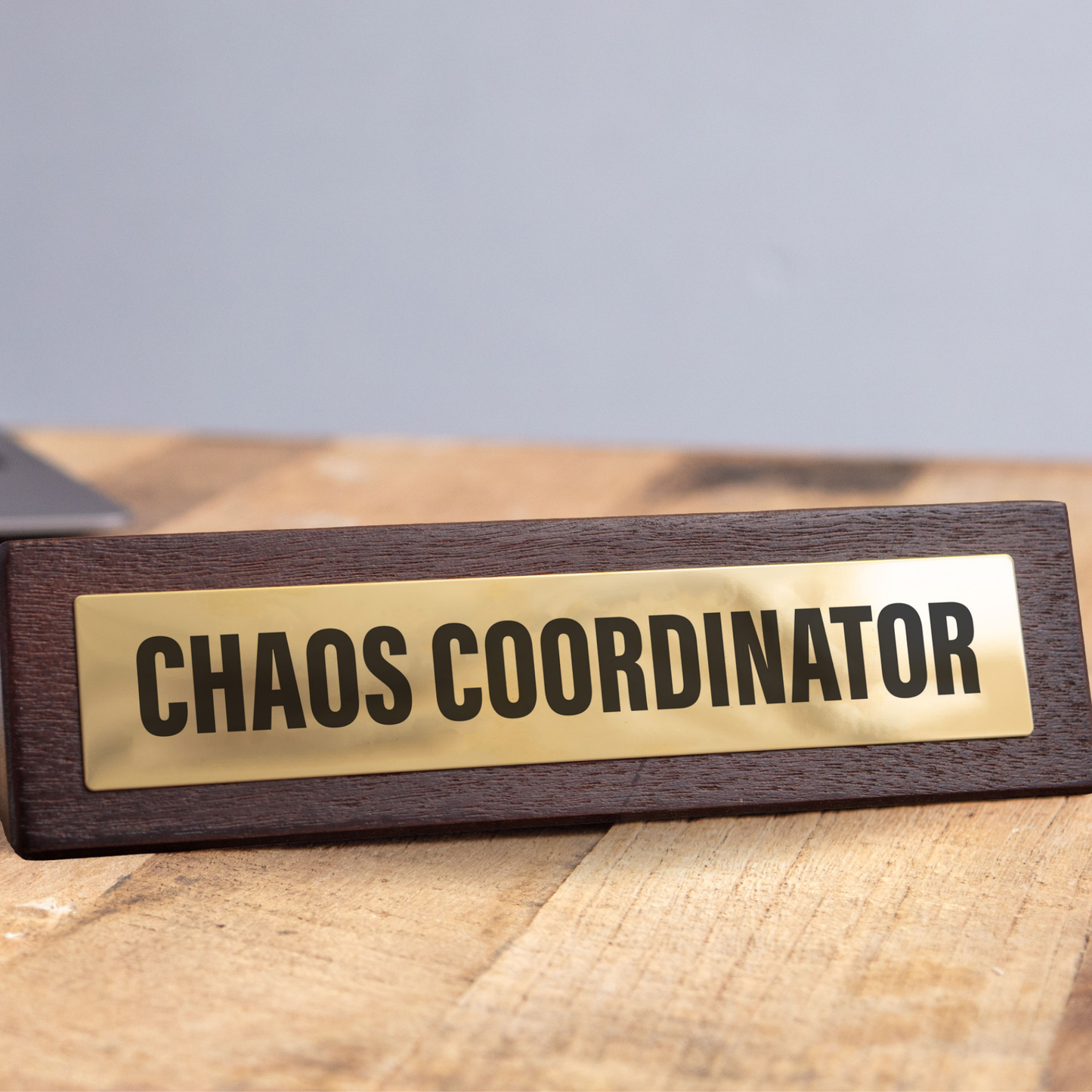Funny Boss Gift – Chaos Coordinator Desk Office Sign