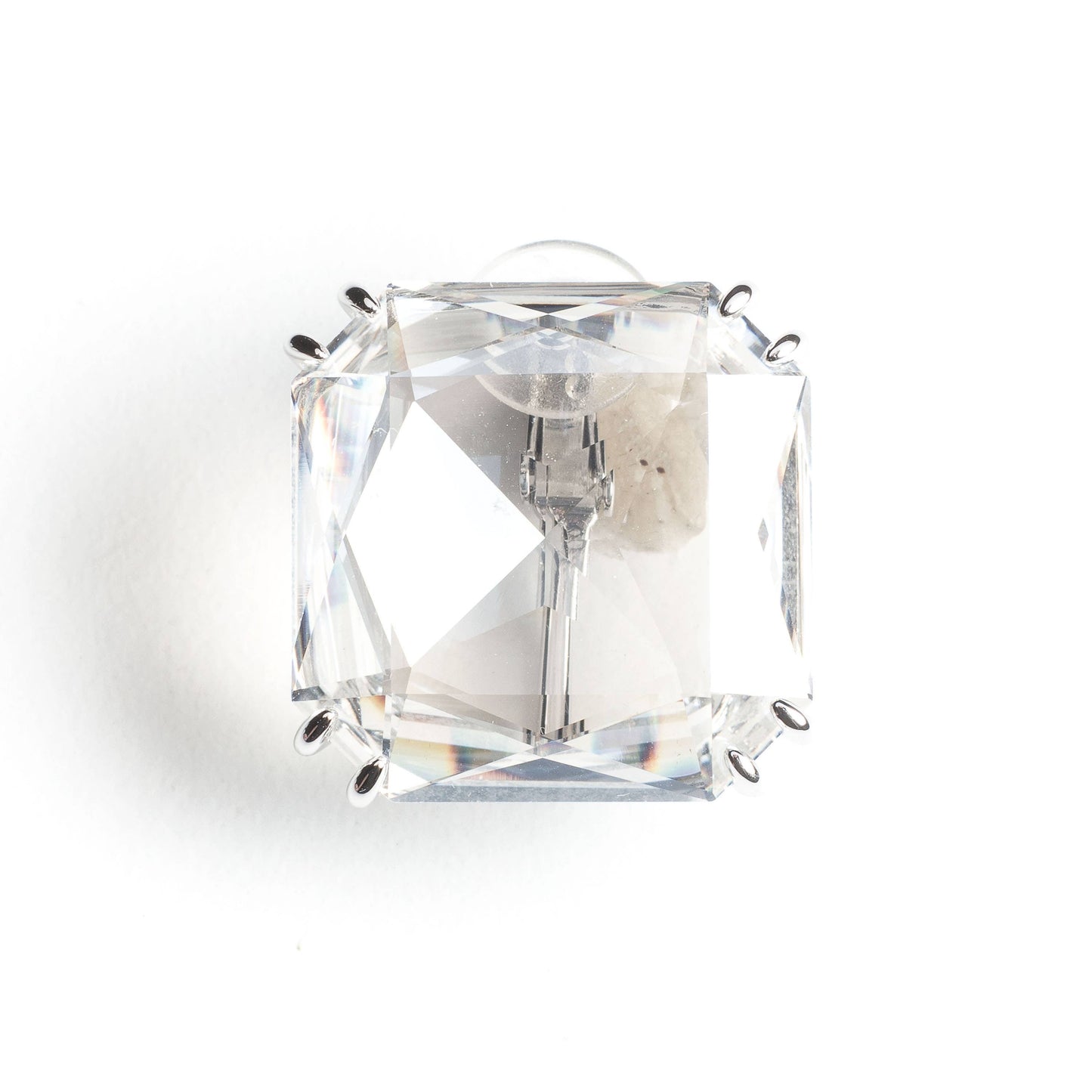Swarovski Women's Mesmera Rhodium-Plated Earring