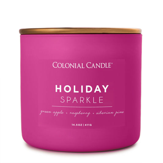 Pop of Color Holiday Sparkle, 3 Wick, 14.5oz