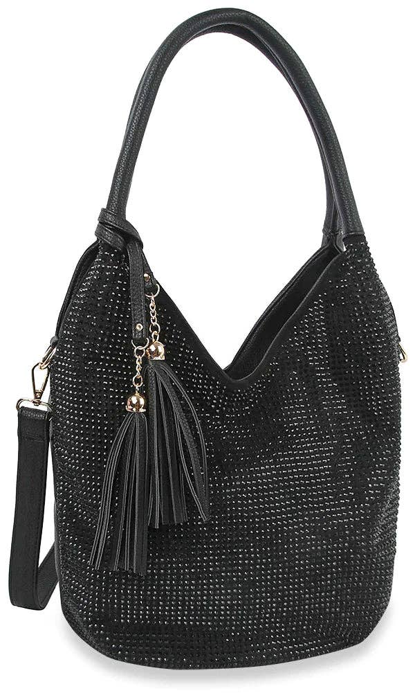 Stunning Sparkling Tall Shoulder Bag