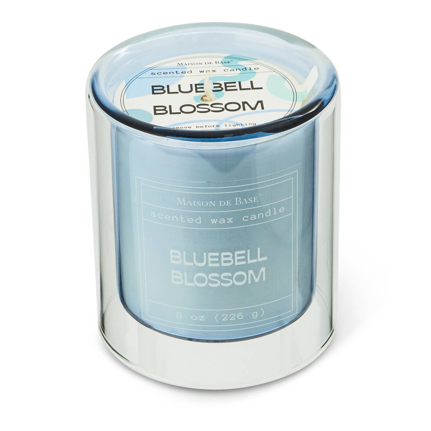8oz Scented Votive Glass Candle - Bluebell Blossom