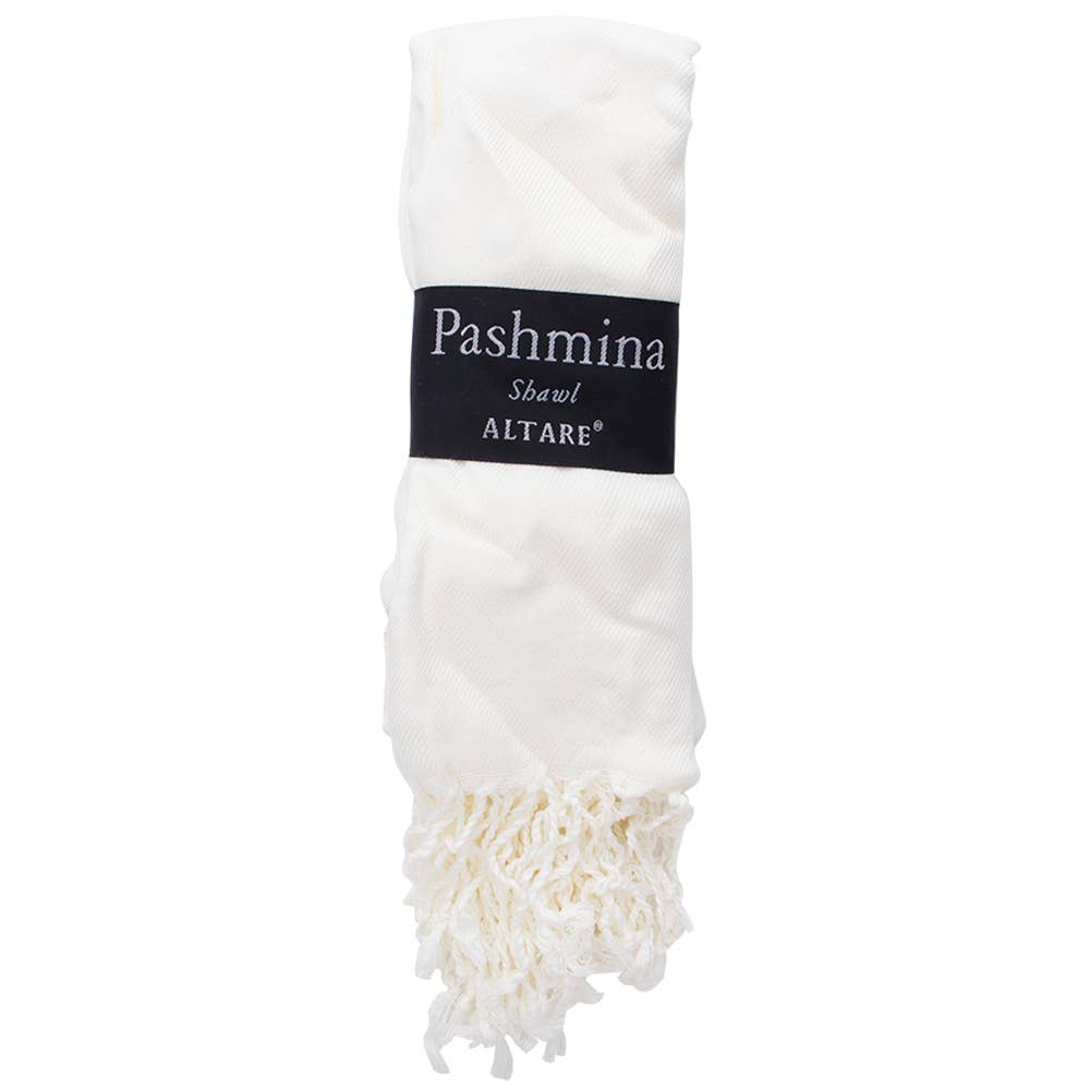 VISCOSE FRINGED PASHMINA SCARF SHAWL, 9129 AL