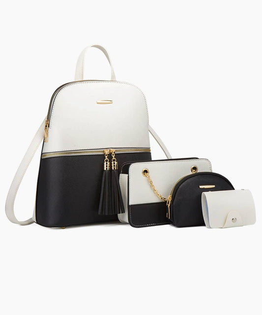BACKPACK CROSS PURSE WAIST BAG CARD HOLDER  SET 4PCS