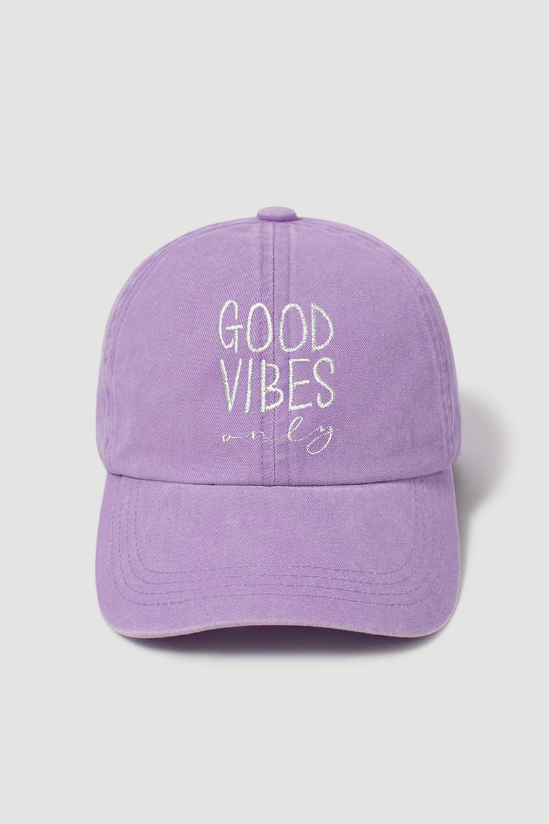 Good Vibes Only Baseball Cap